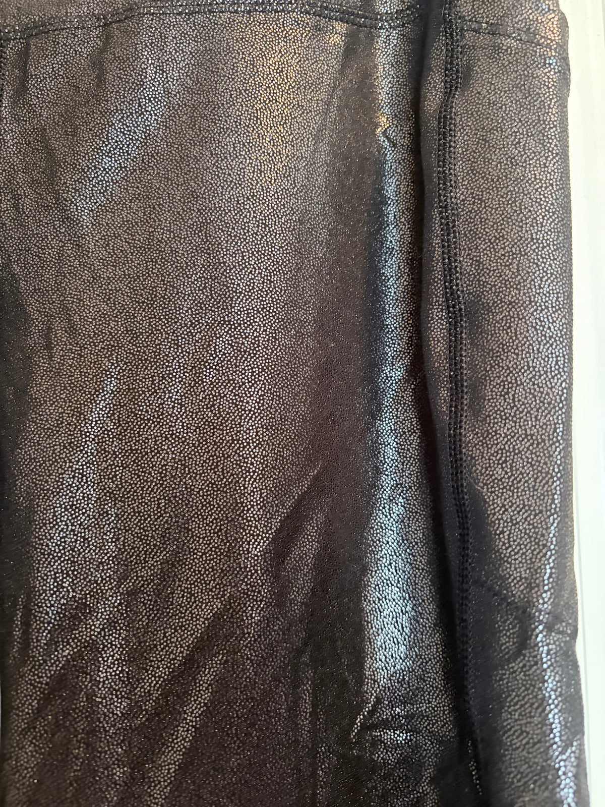 DSG Metallic Black Shimmer Sports Bra & Leggings Set Size L