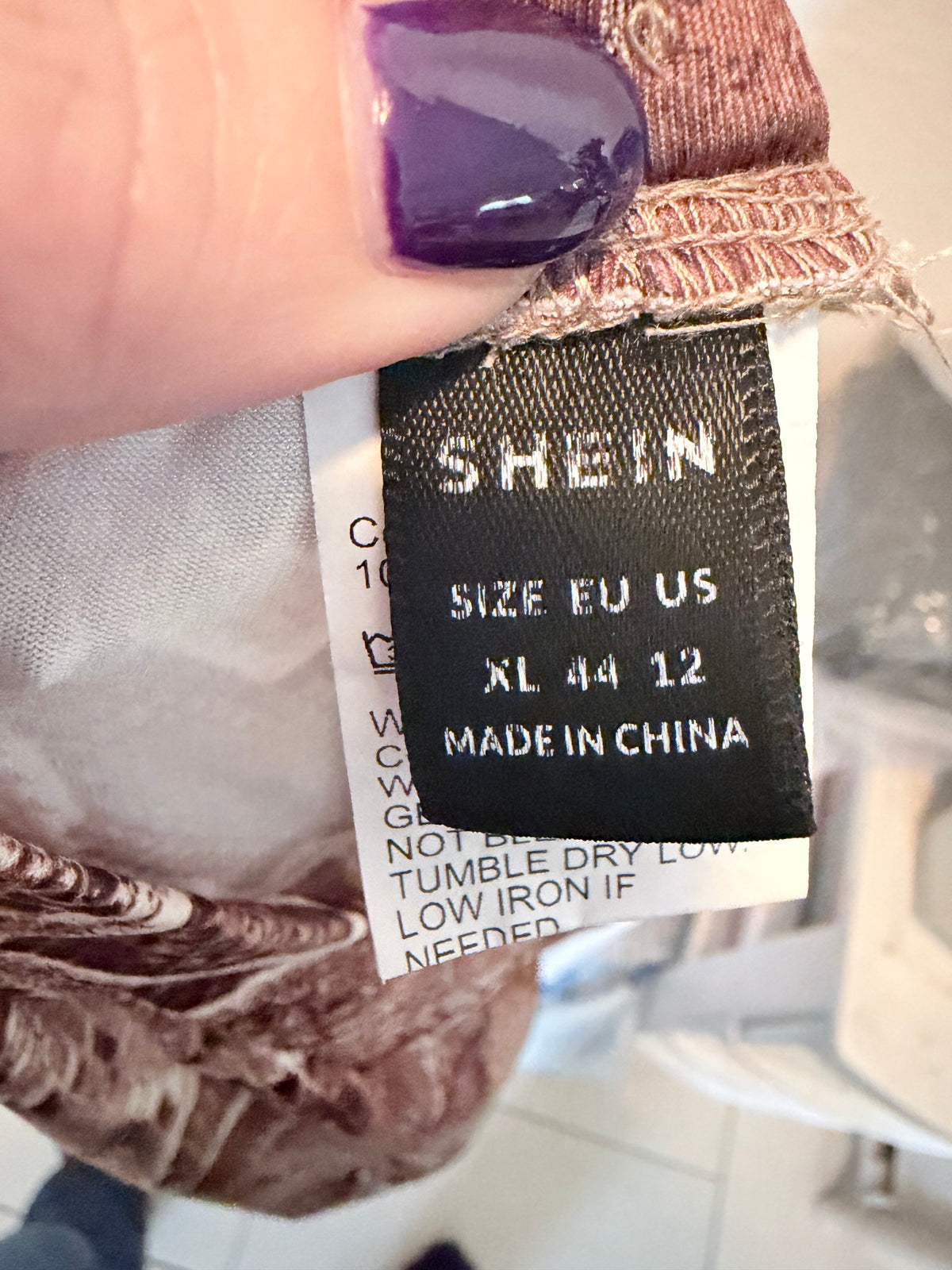 SHEIN White Button-Up Shirt & Snakeskin Print Pants Set Size XL
