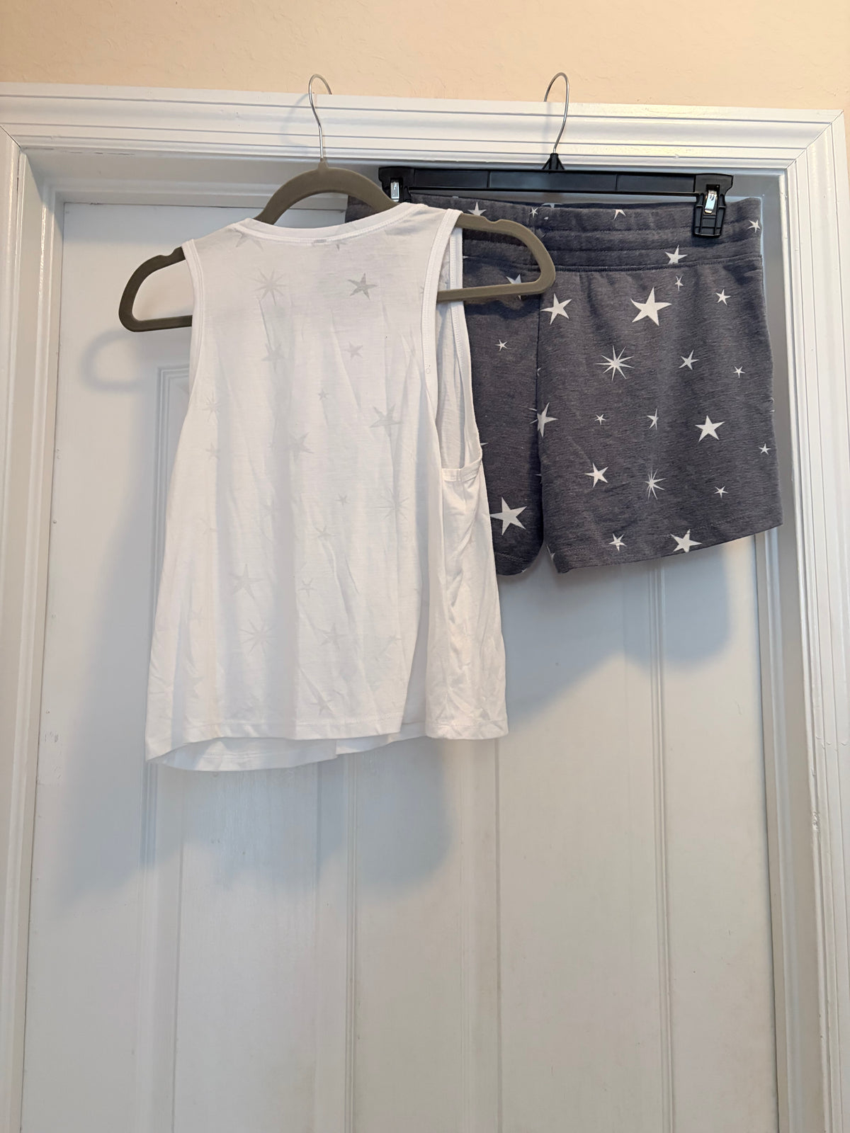 Wildfox Star Print Tank Top & Shorts Set – XL/L
