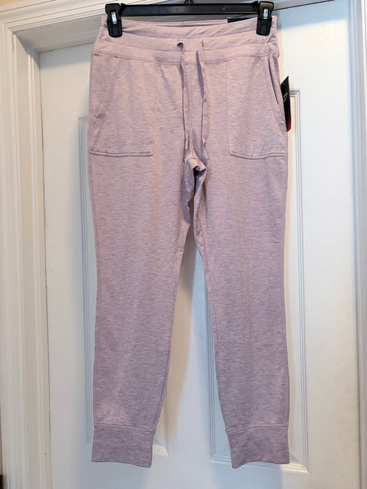 Reebok Ambition Vector Skinny Leggings Sea Fog Heather Size Large NWT