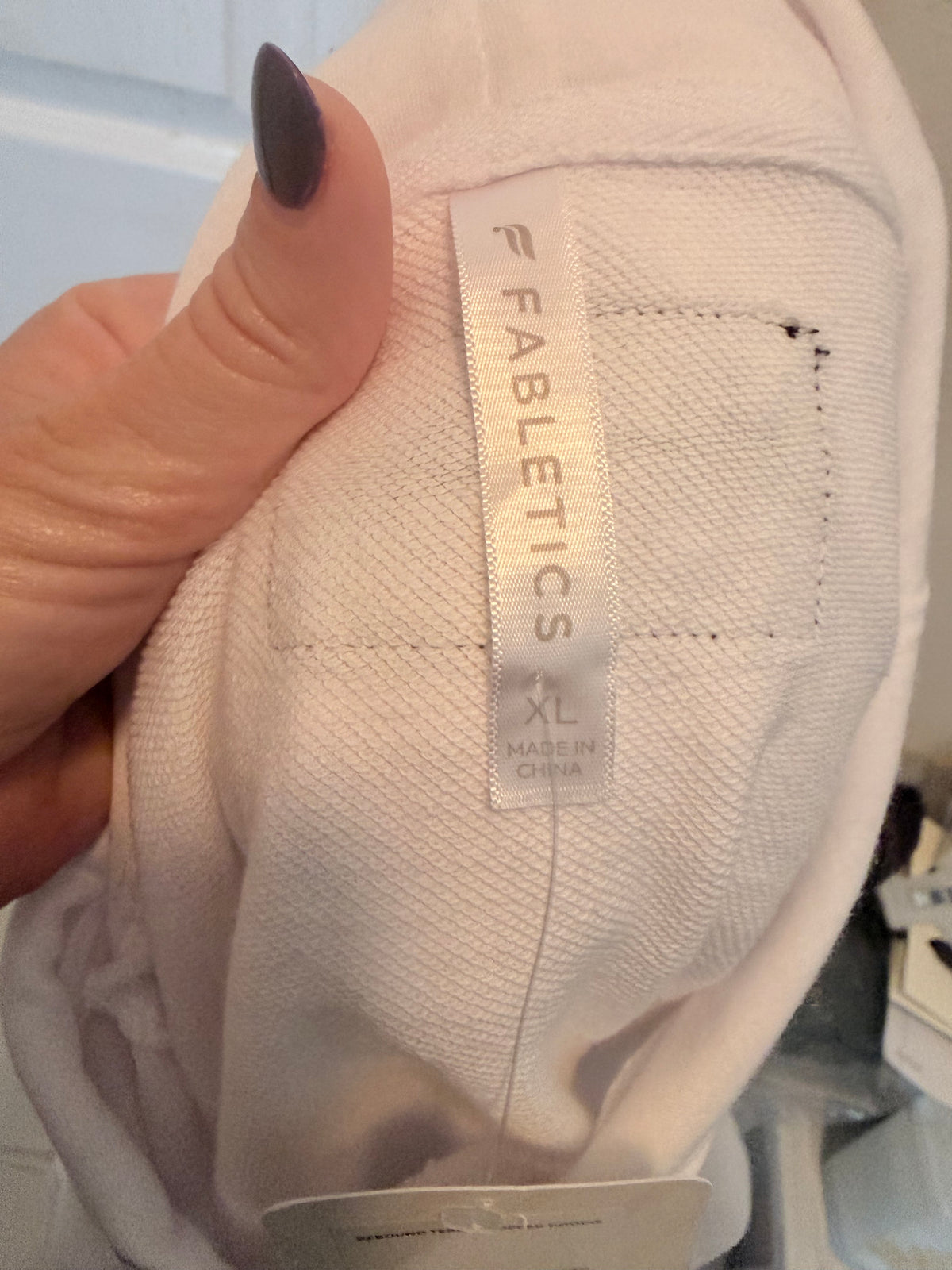 Fabletics Rebound Terry Cropped Hoodie XL NWT