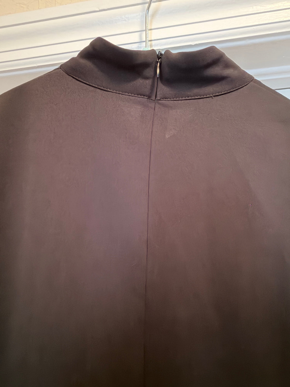 SHEIN Black Double Breasted High Low Top Size Medium