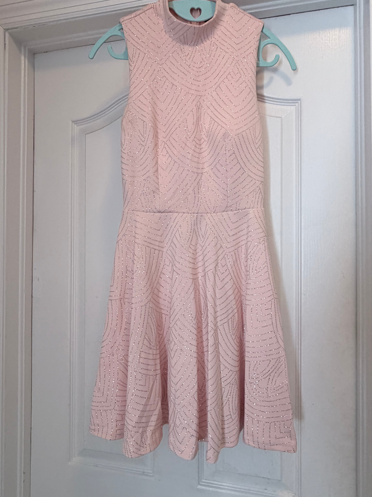 City Studio Pink Rhinestone Fit & Flare Party Dress Size 3