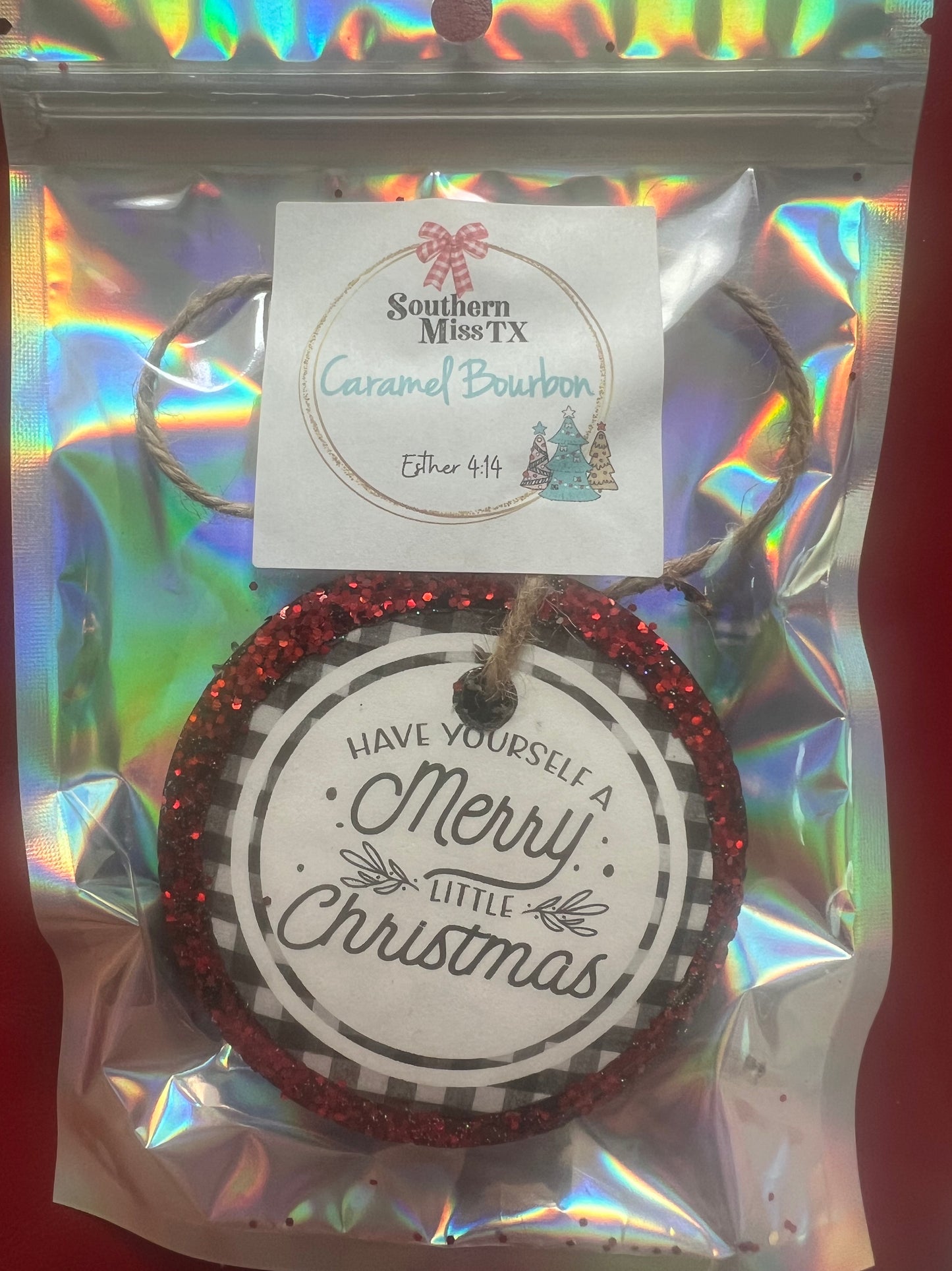 Farmhouse Christmas Car Freshies