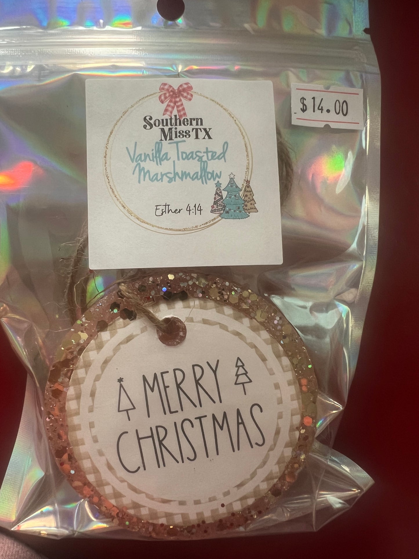 Farmhouse Christmas Car Freshies