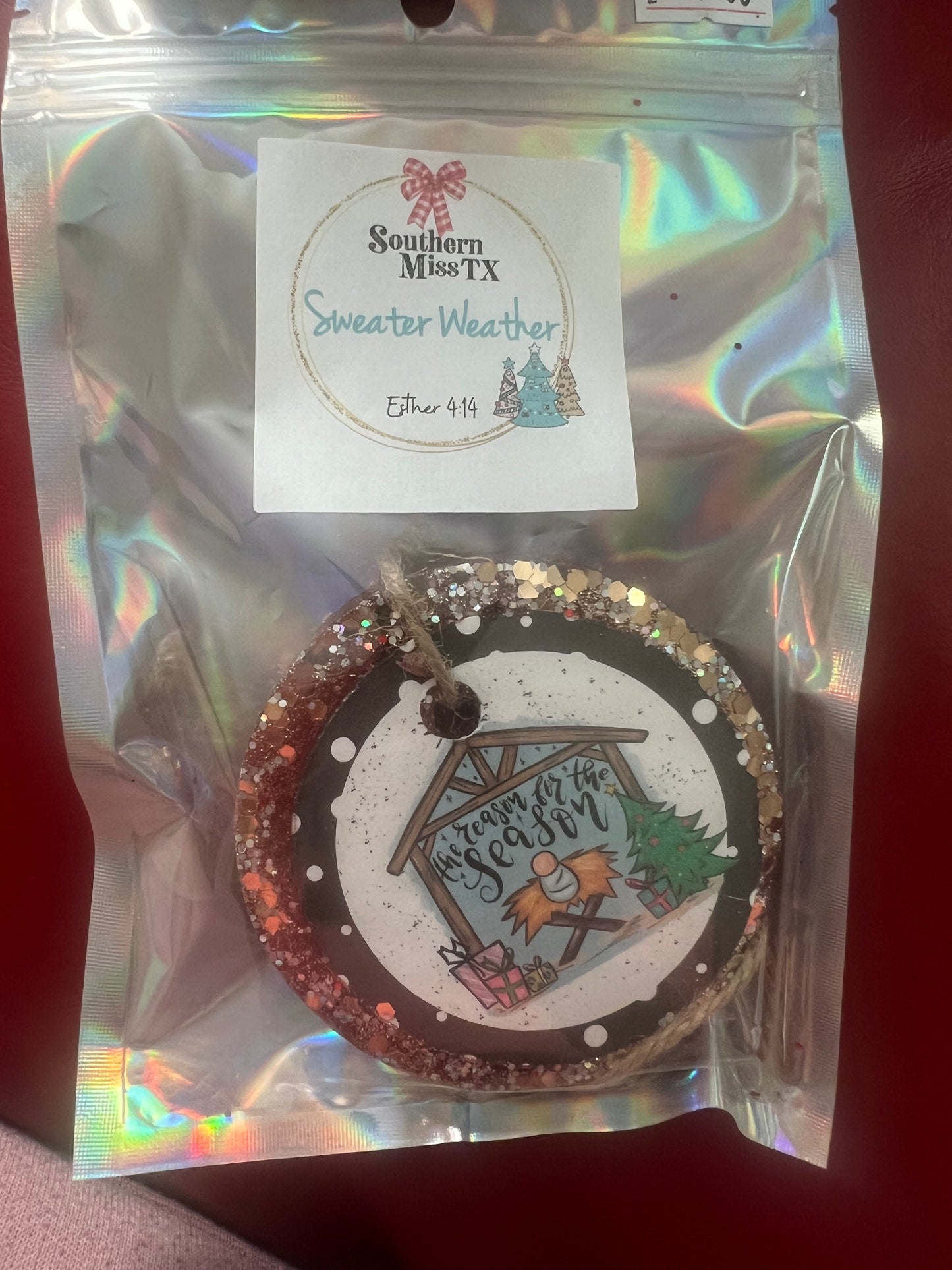 Religious Christmas Car Freshies