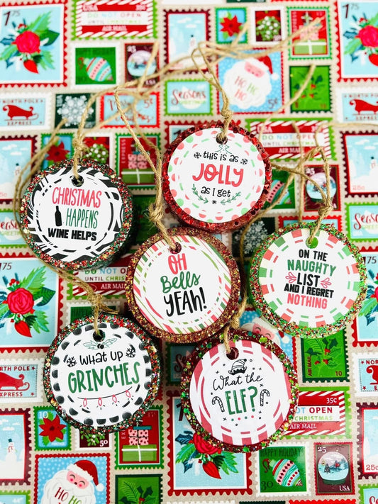 Funny Christmas Car Freshies