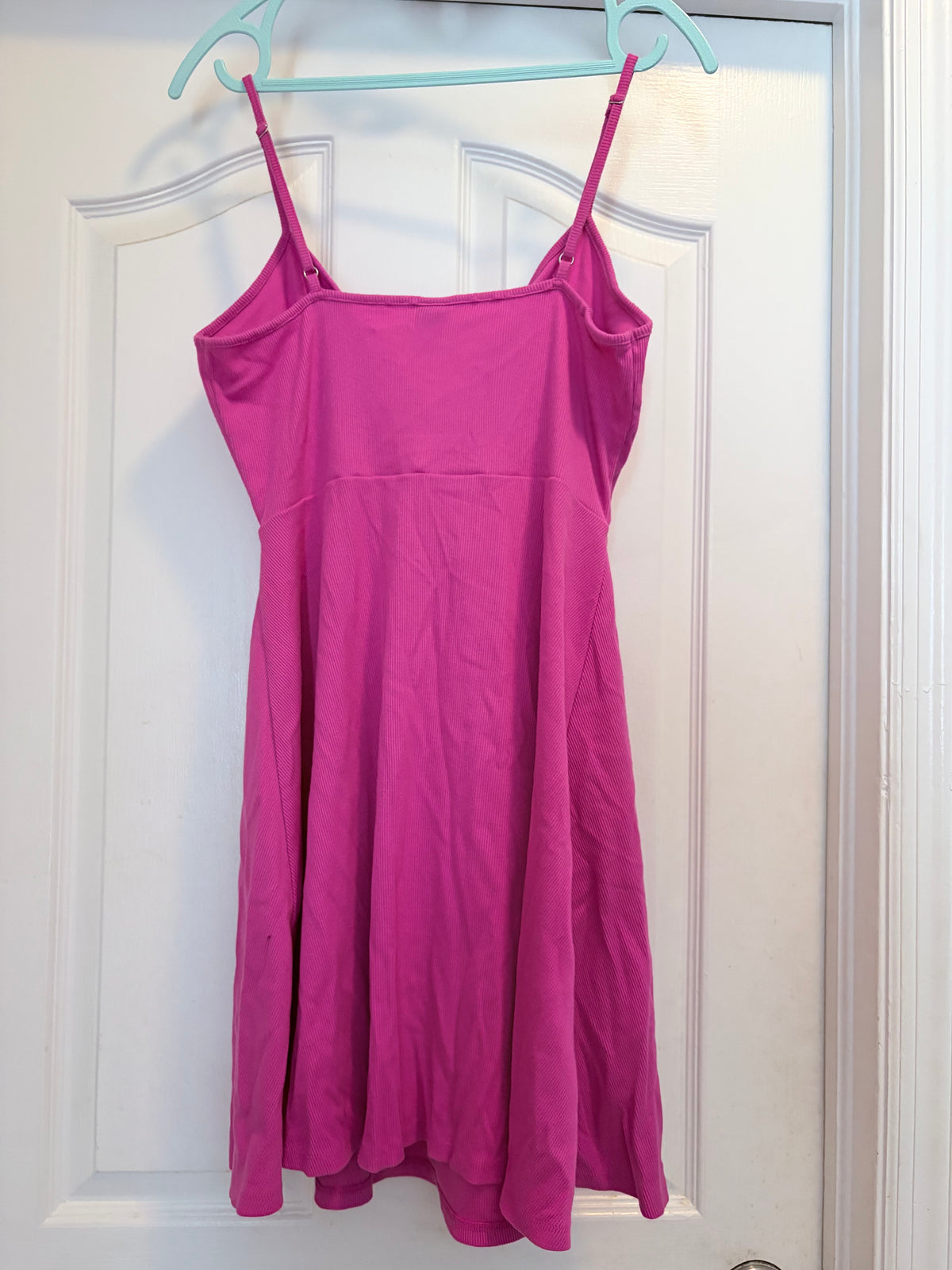 Wild Fable Pink Ribbed Wrap Front Mini Dress Size Large