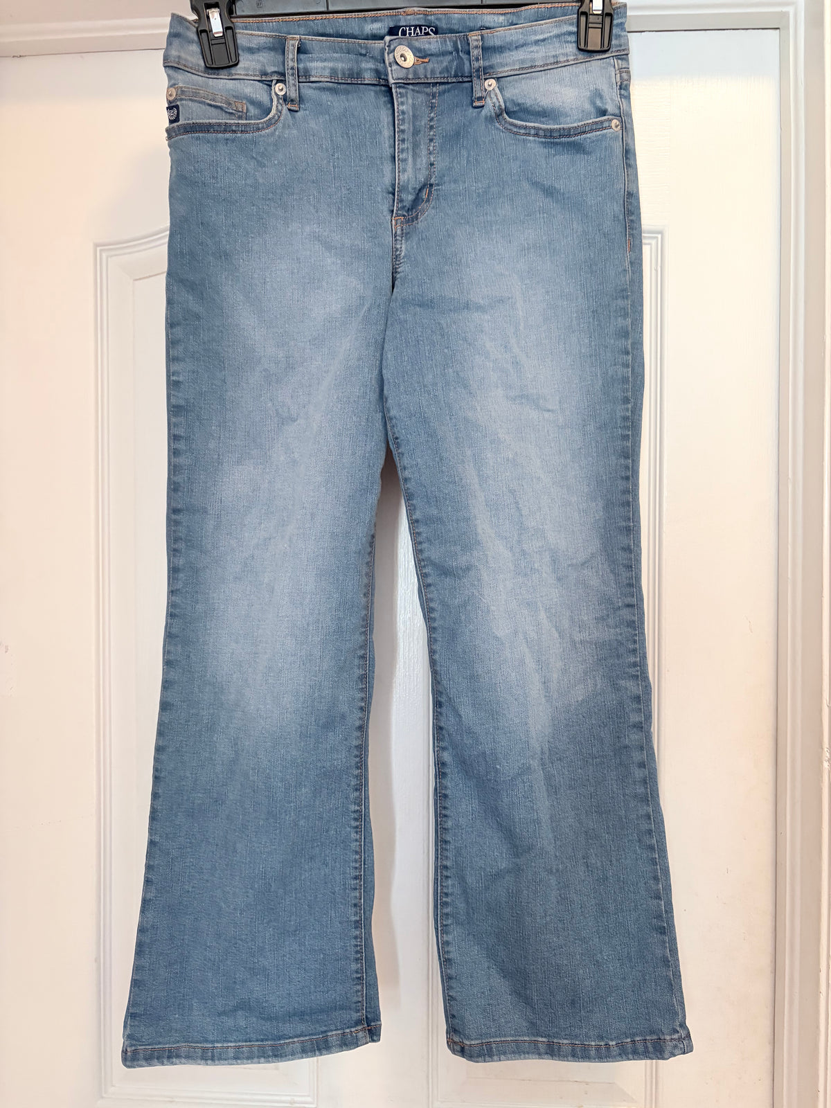 Chaps Mid Rise Crop Kick Flare Jeans Size 8/29