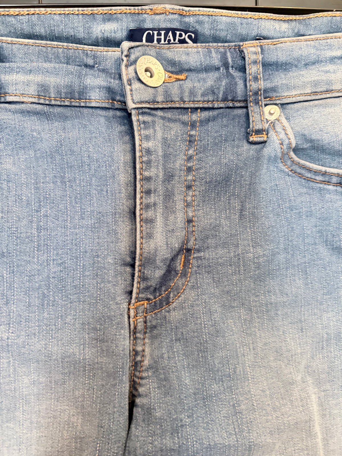 Chaps Mid Rise Crop Kick Flare Jeans Size 8/29