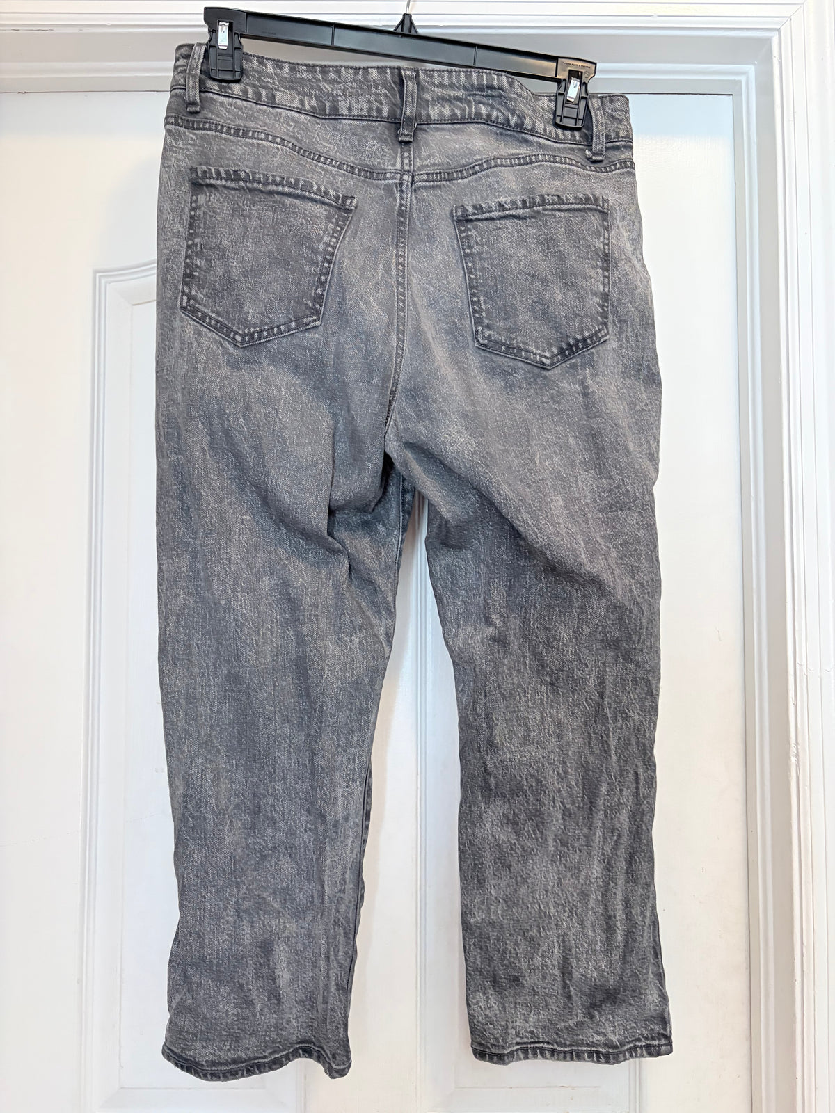 Time and Tru High Rise Grey Acid Wash Jeans Size 14