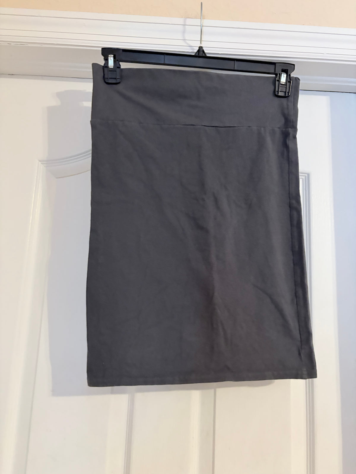 Pure & Simple Gray Stretch Pencil Skirt Size Small