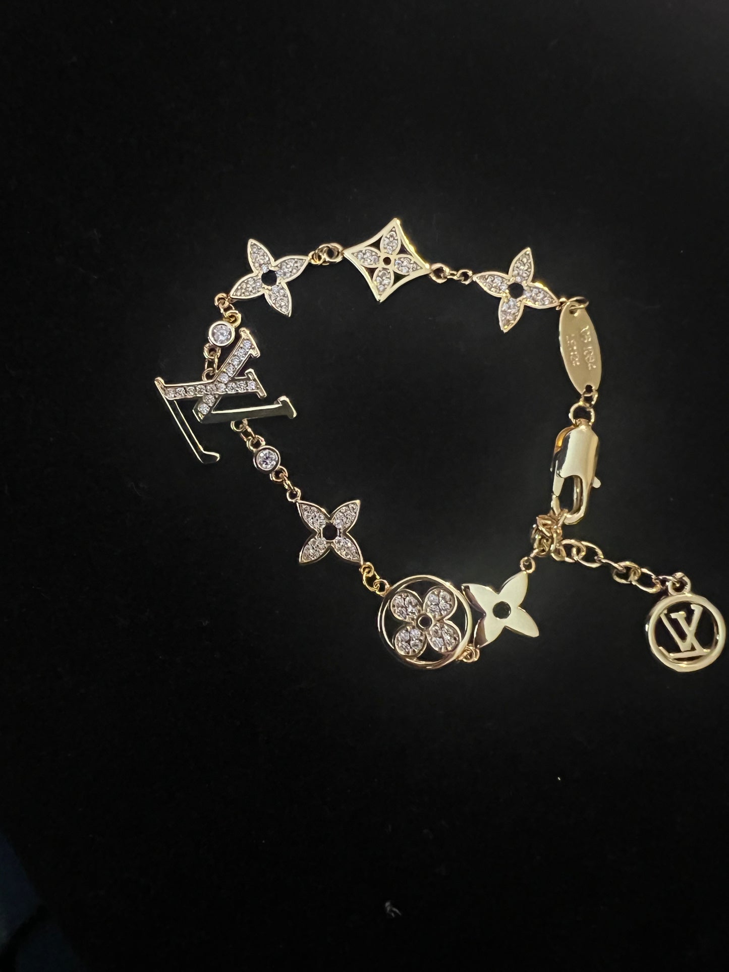 Logo Chain Bracelet-Gold