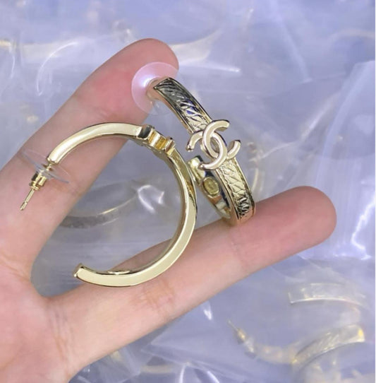 Gold CC Hoops