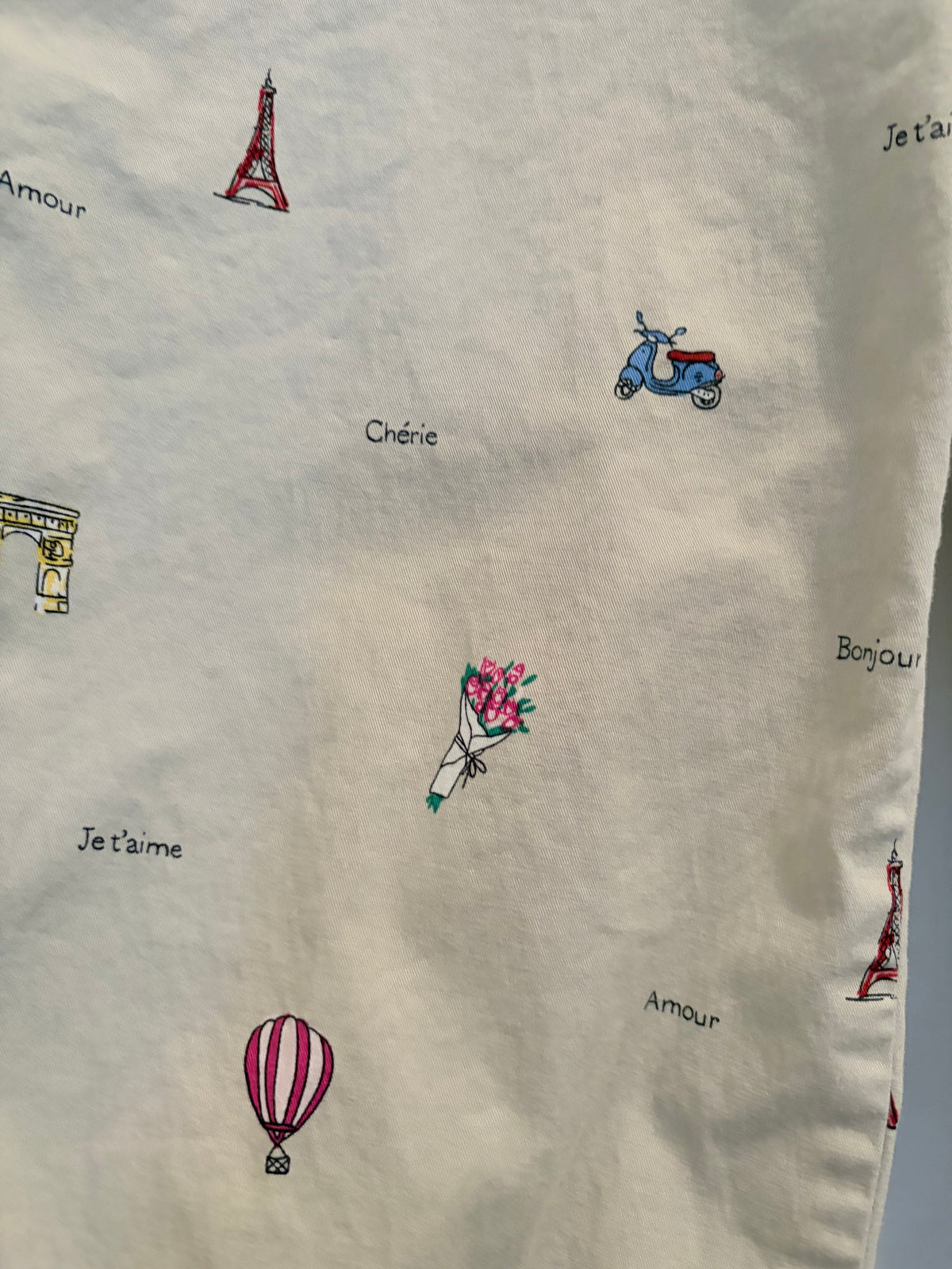 Talbots Paris Print Cropped Pants Size 14