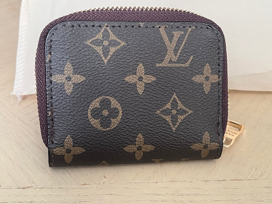Small Monogram Zipper Wallet
