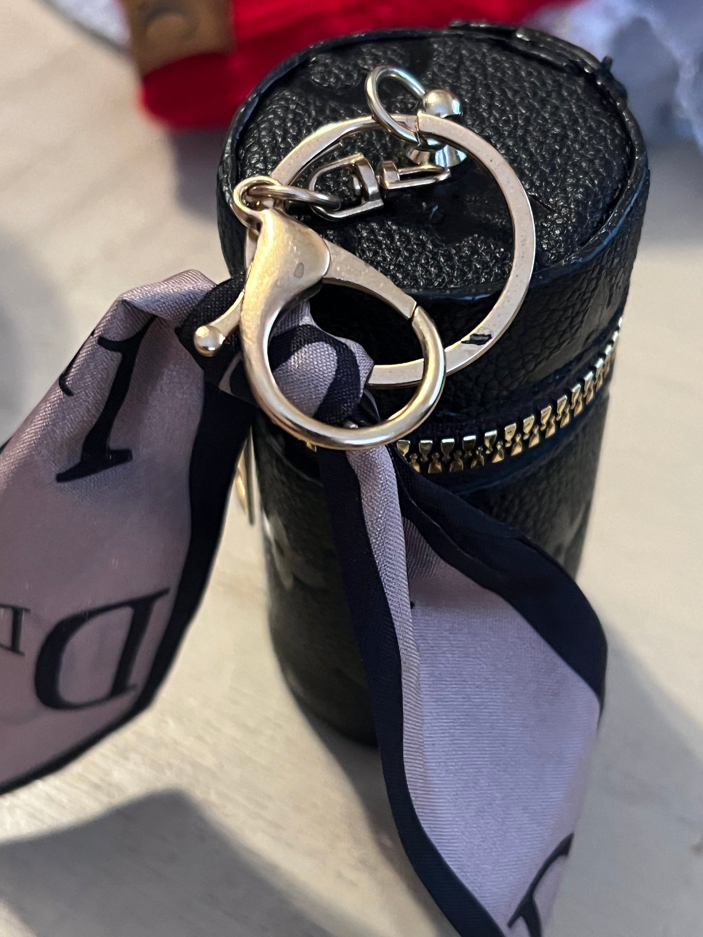 Monogram Lipstick Bucket Keychain