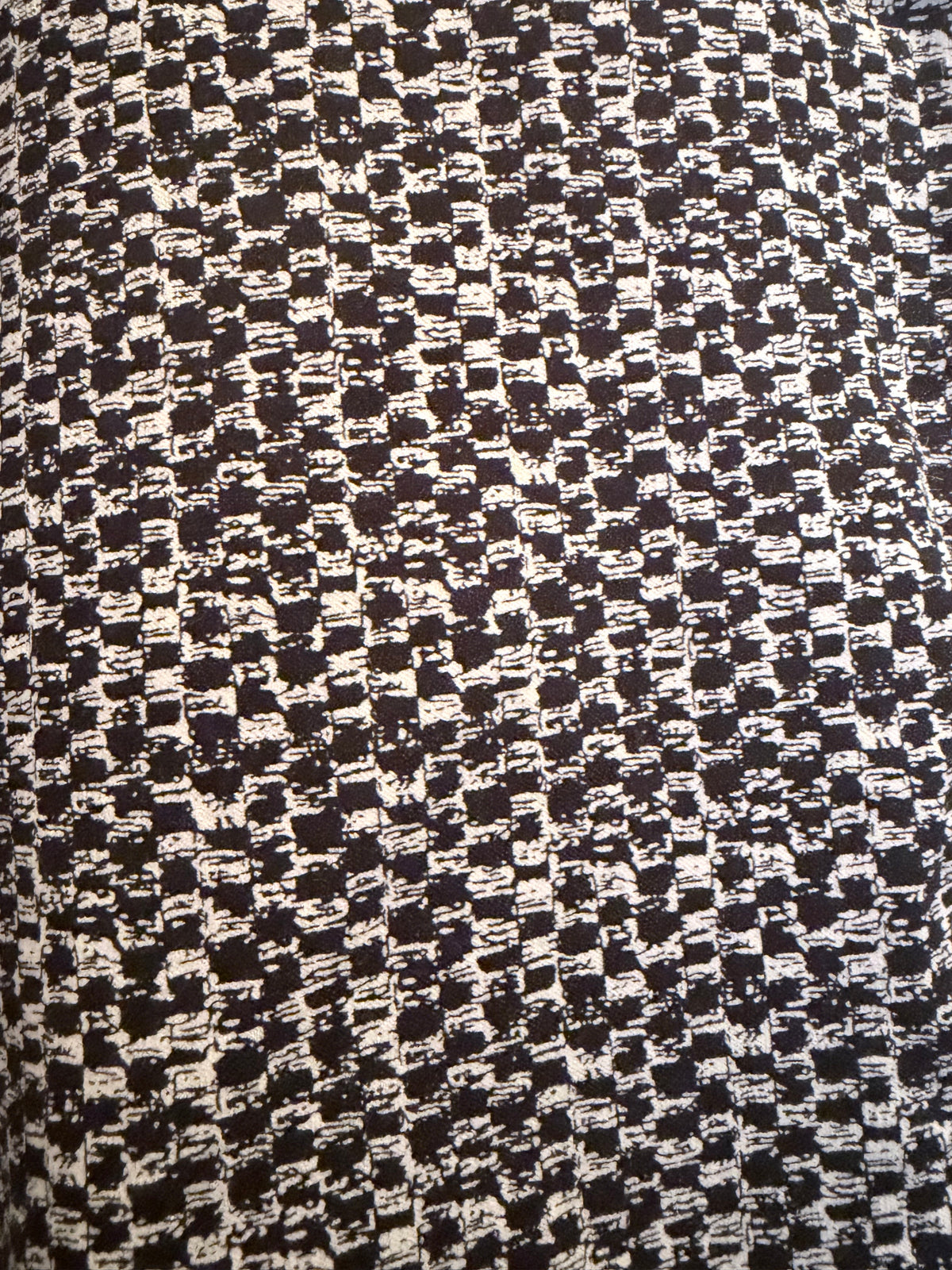 Hilary Radley Size M Black & White Abstract Print Pull-On Ankle Pants