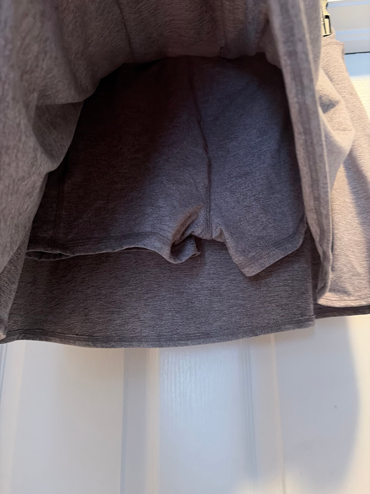Zobha Size Large Gray Pleated Athletic Tennis Golf Skort