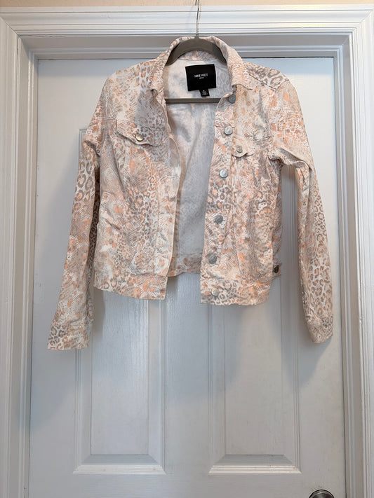 Nine West Jeans Women’s Animal Print Denim Jacket Size M