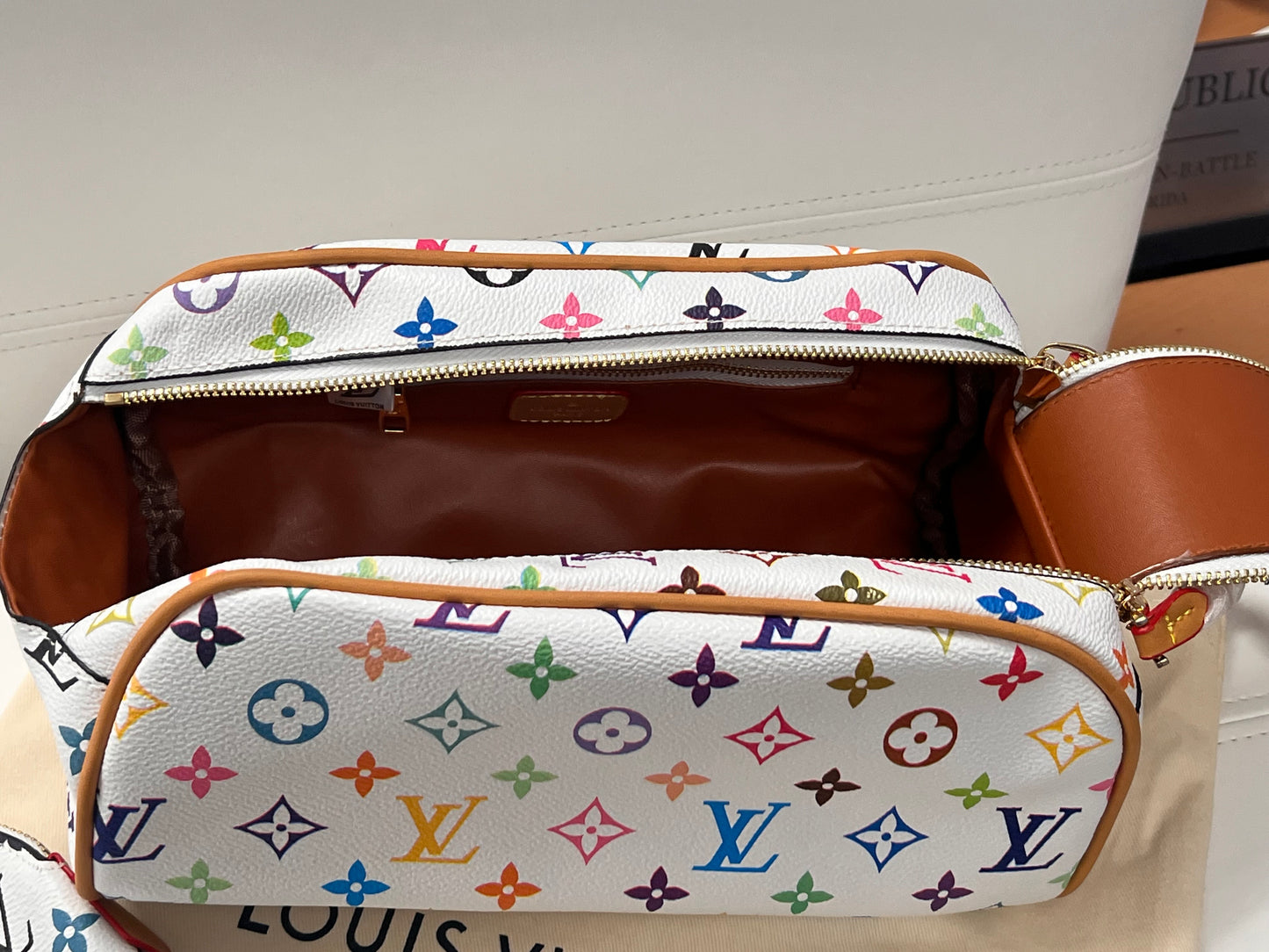 Monogram Makeup Bag Set