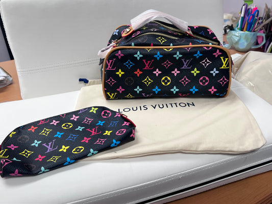 Monogram Makeup Bag Set