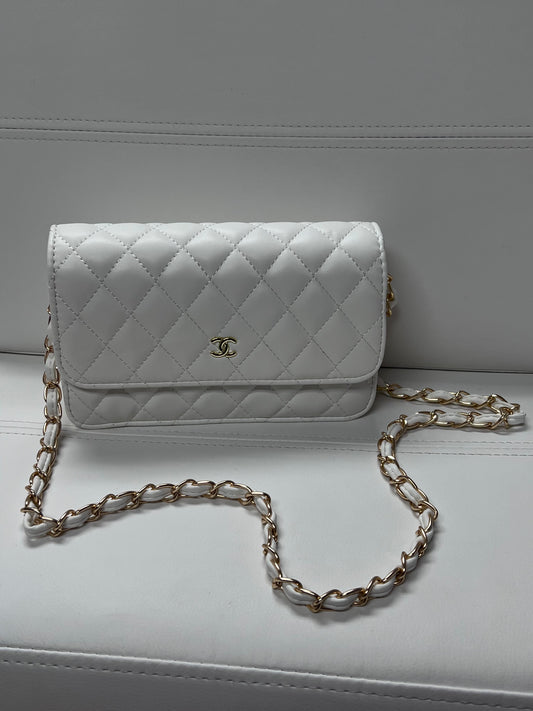White Handbag
