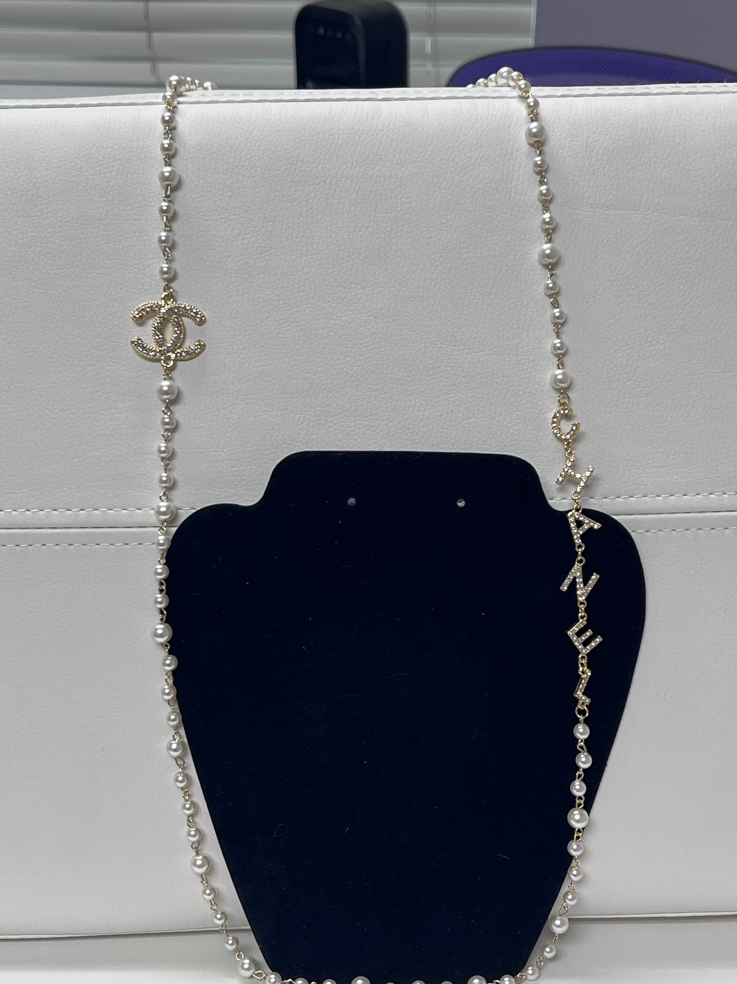 Long Pearl Necklace