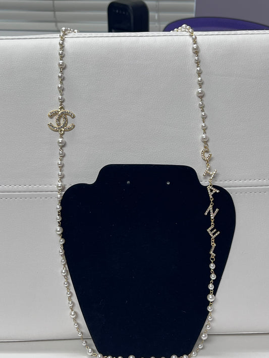 Long Pearl Necklace