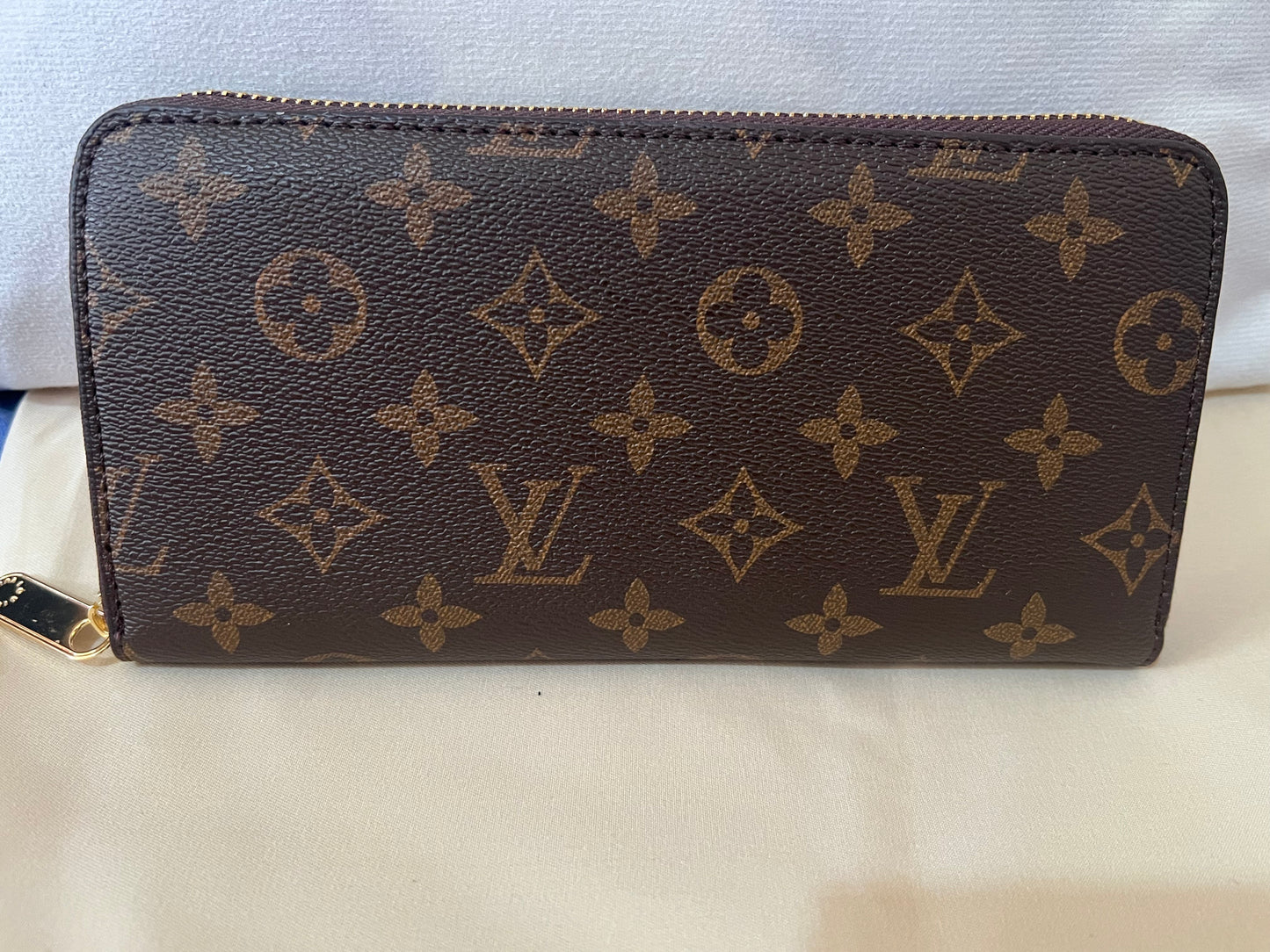 Monogram Zipper Wallet