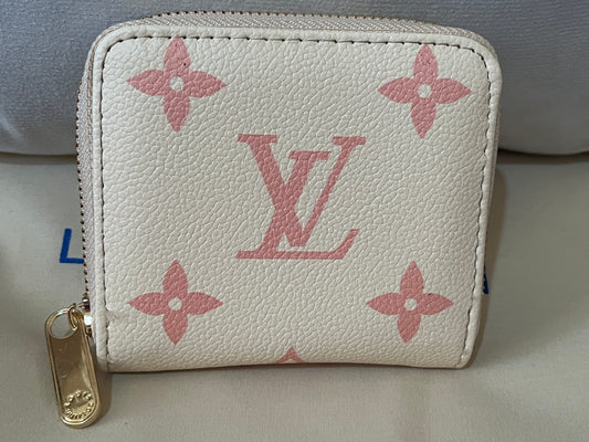 Pink Monogram Wallet