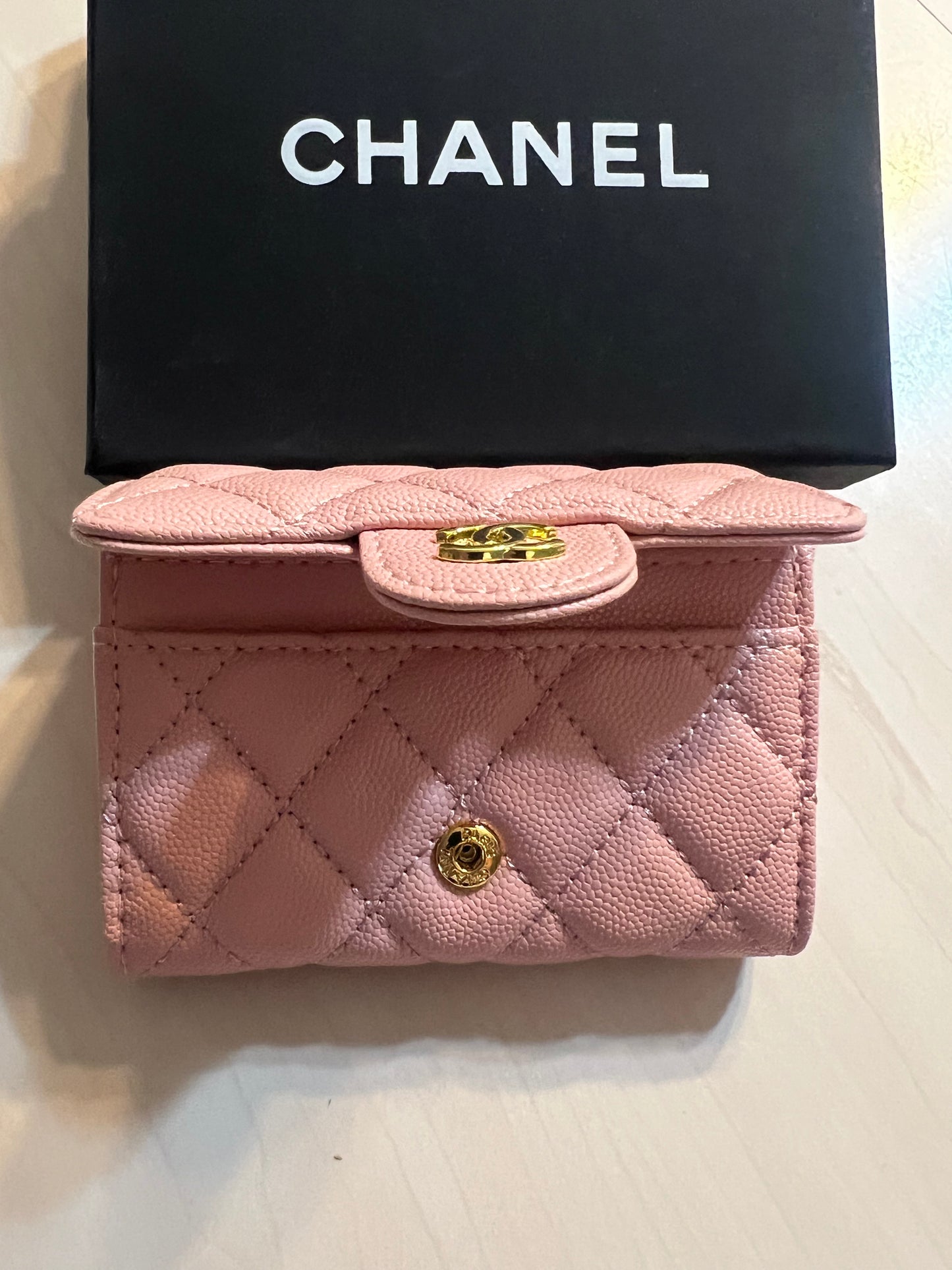 Caviar Pink Designer Inspired Coin Wallet
