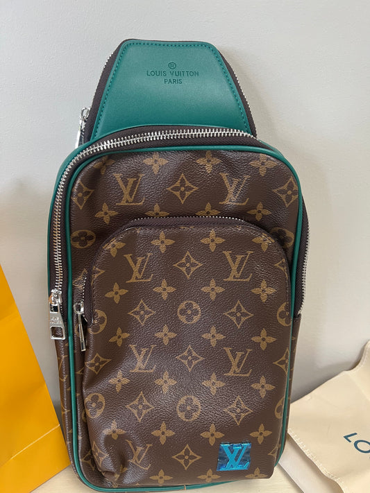 Monogram Canvas Crossbody Sling Bag