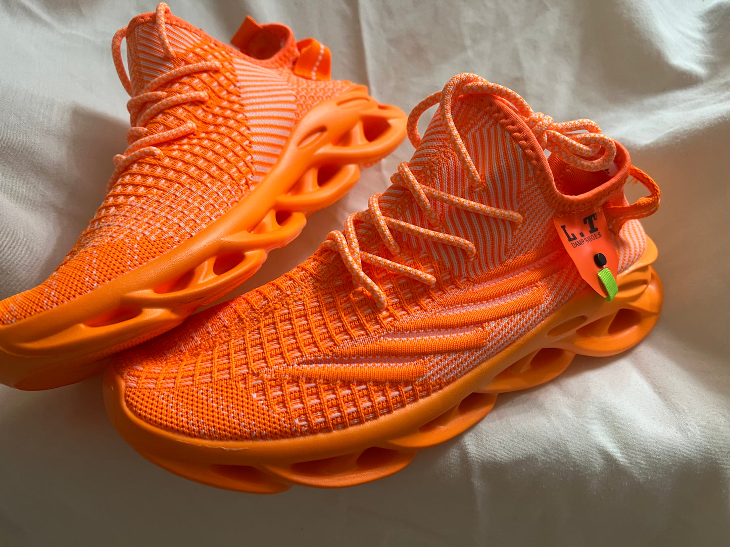 Neon Orange Women's Sneakers