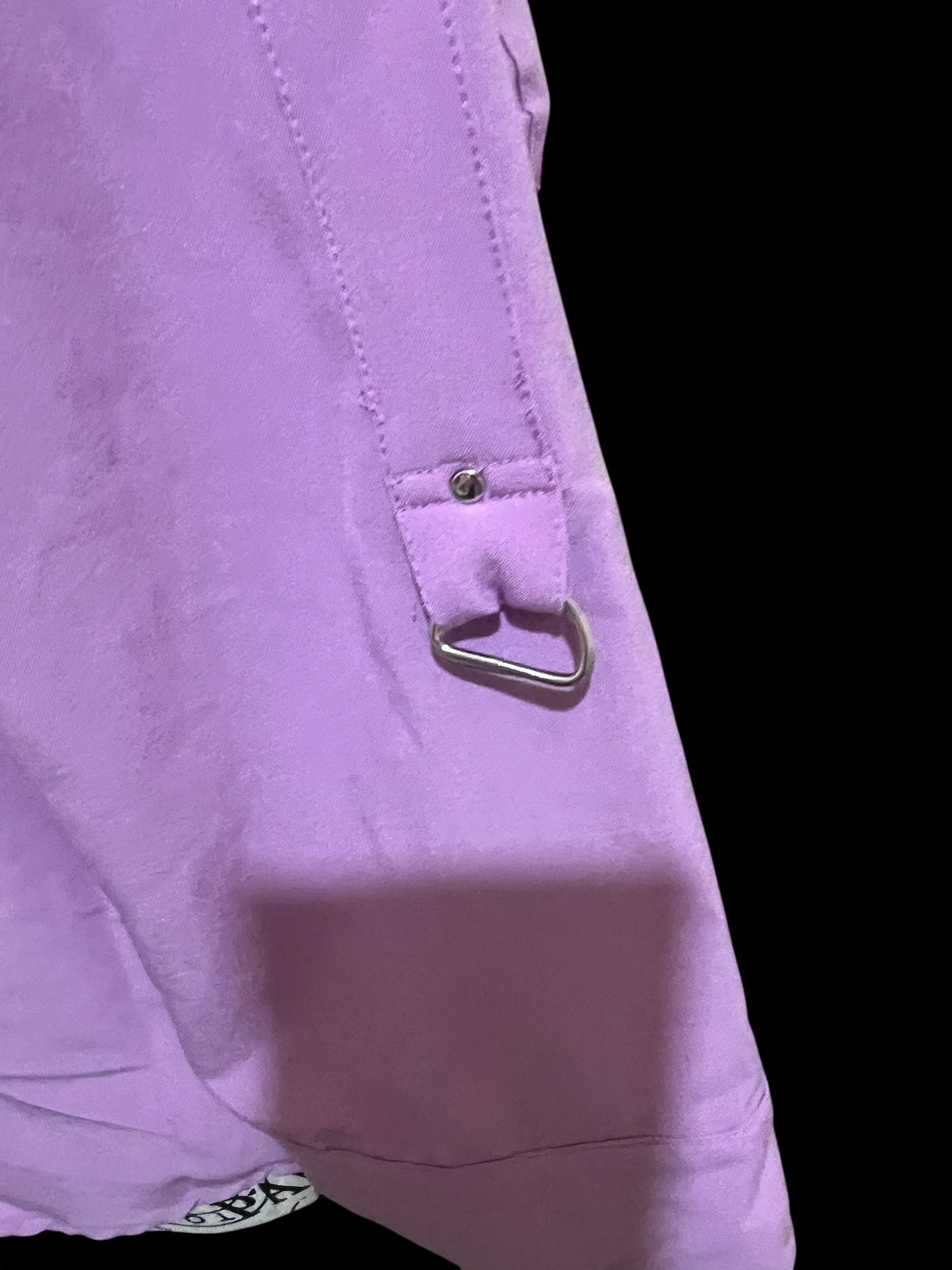 Purple Button Down-Ladies Size Medium