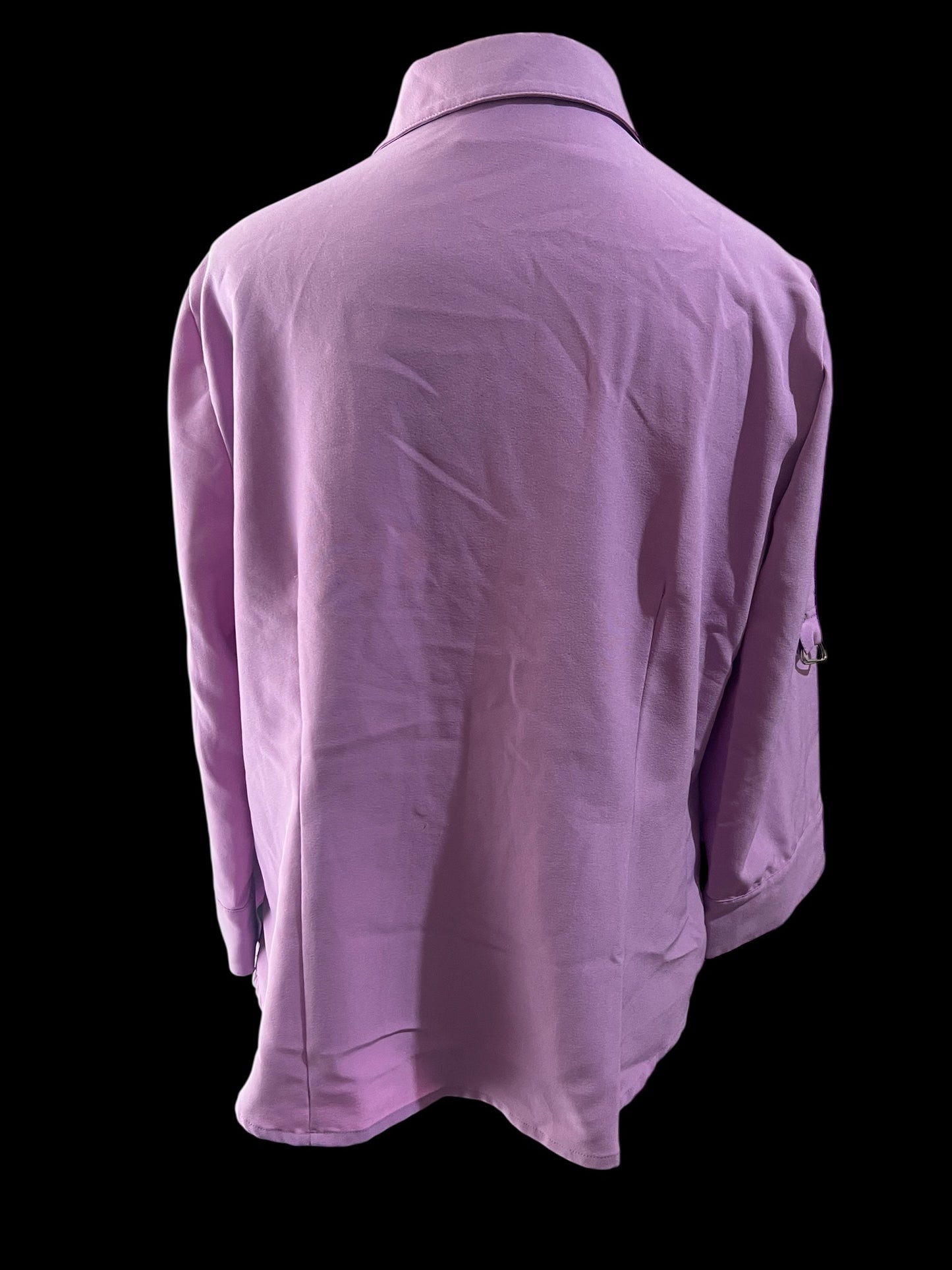 Purple Button Down-Ladies Size Medium