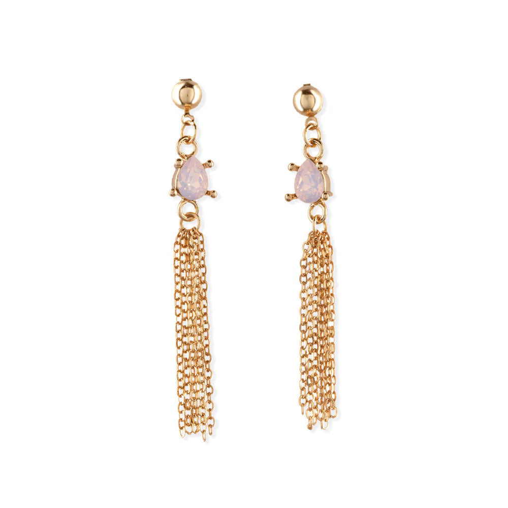 Netted Fall Drop Earrings