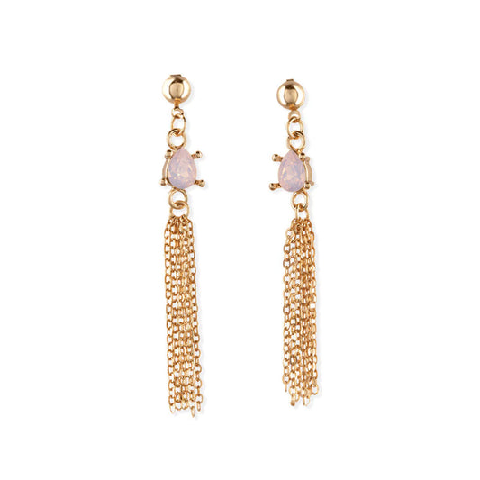 Netted Fall Drop Earrings