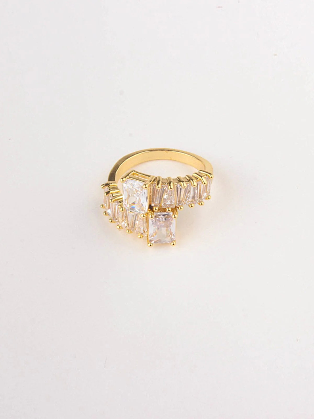 Gold Plated Stone Wrap Ring