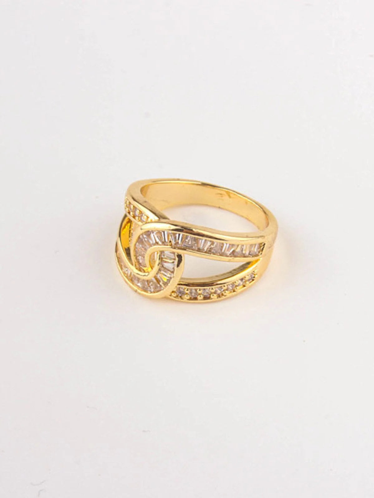 Gold Plated Stone Ring