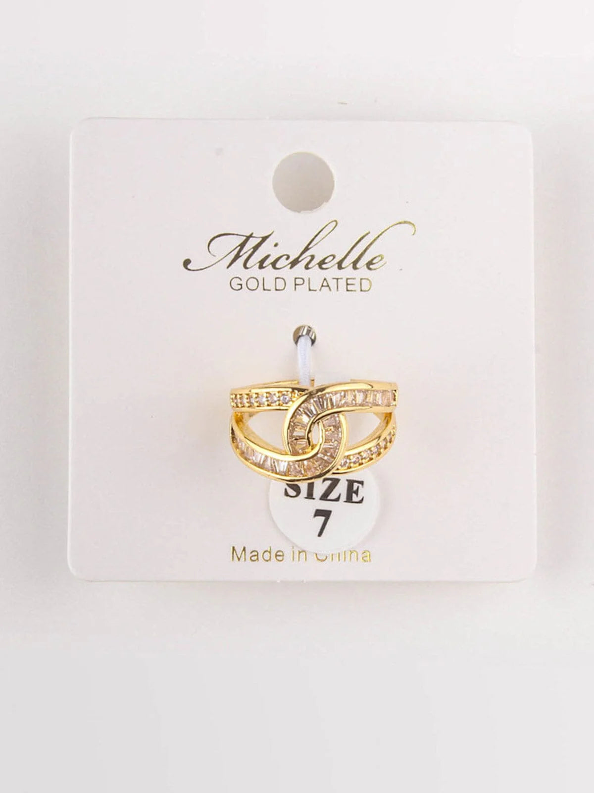 Gold Plated Stone Ring