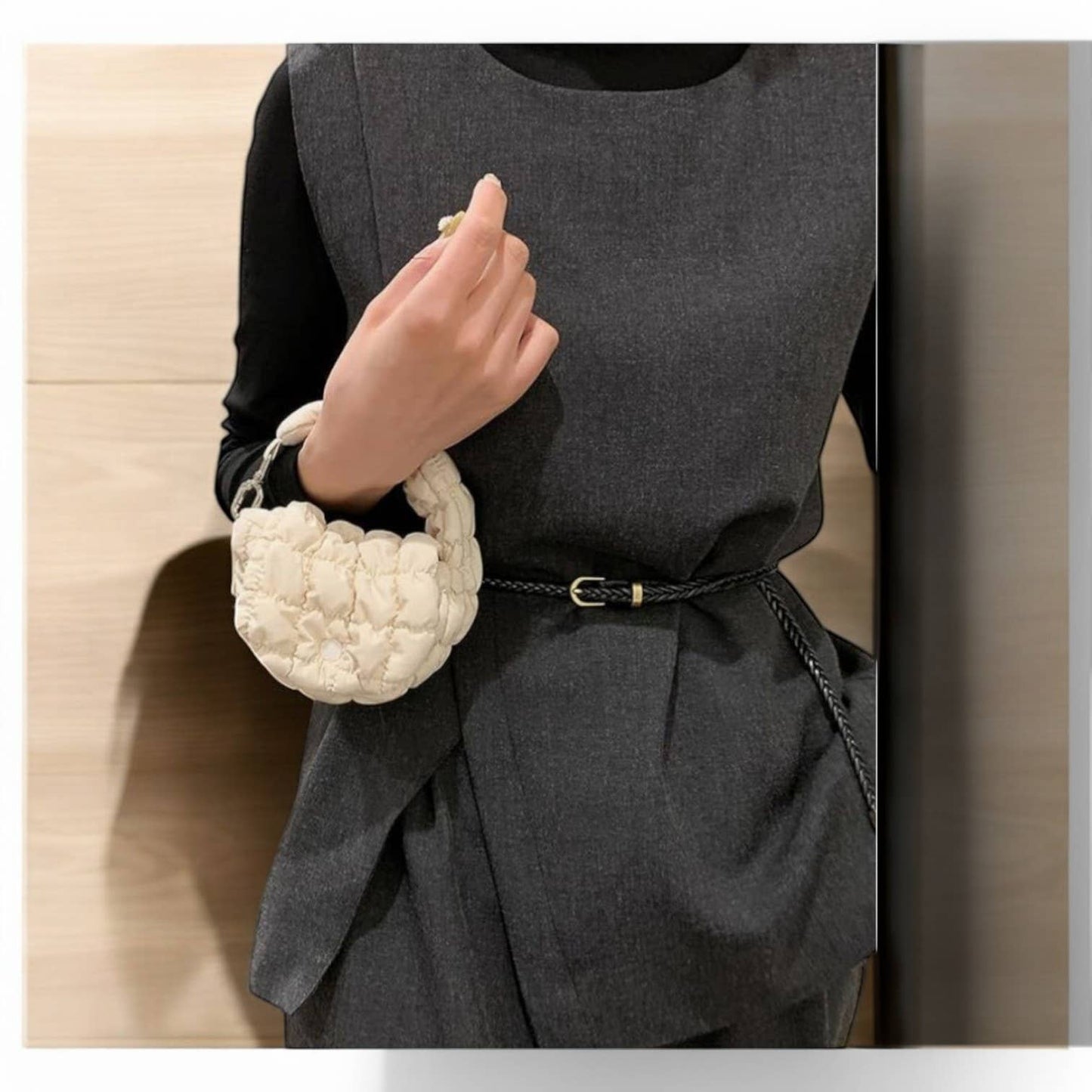 Mini Quilted Puffer Bag
