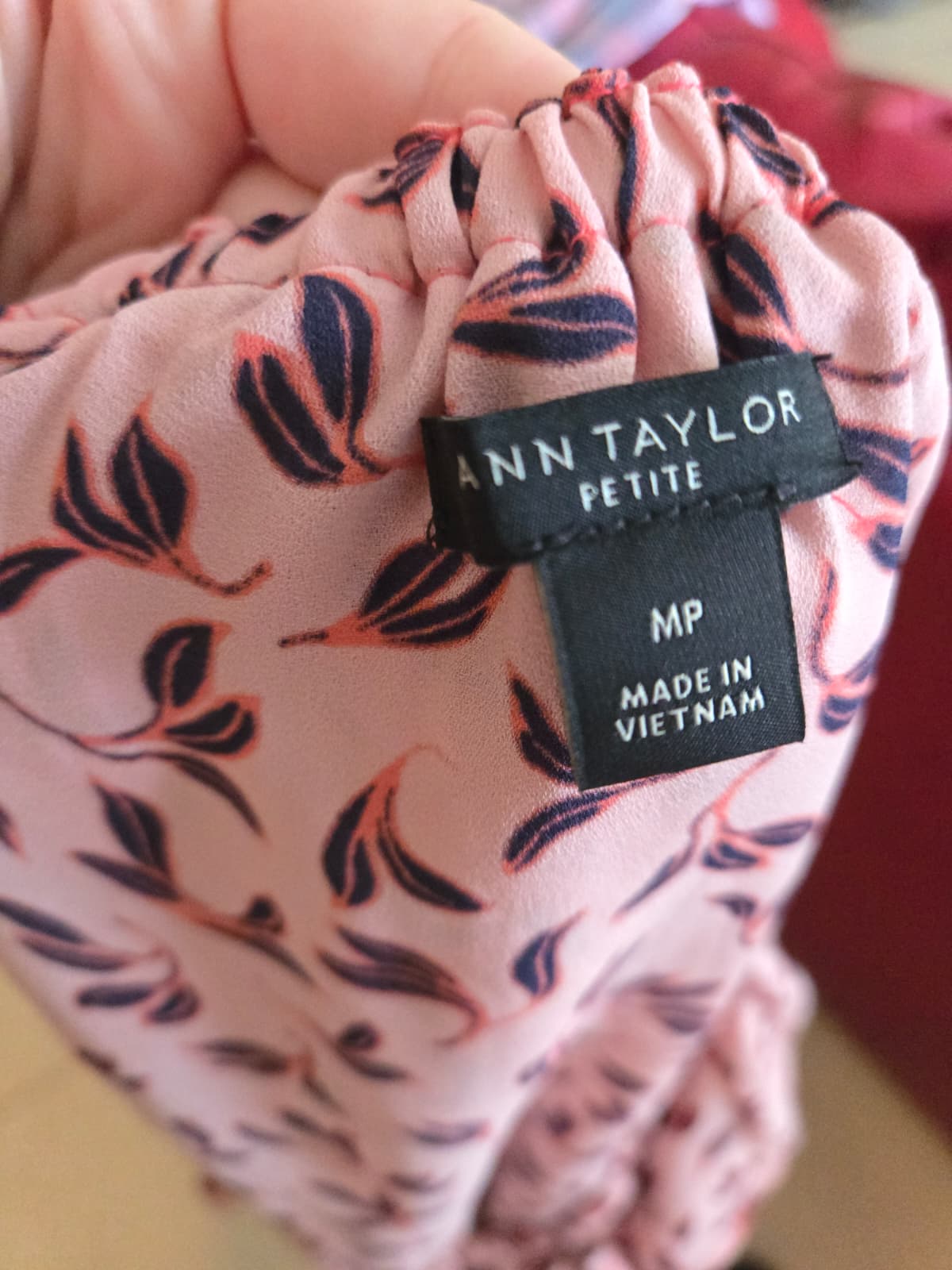 Ann Taylor Petite Off‑The‑Shoulder Ruffle Top – Petite Medium