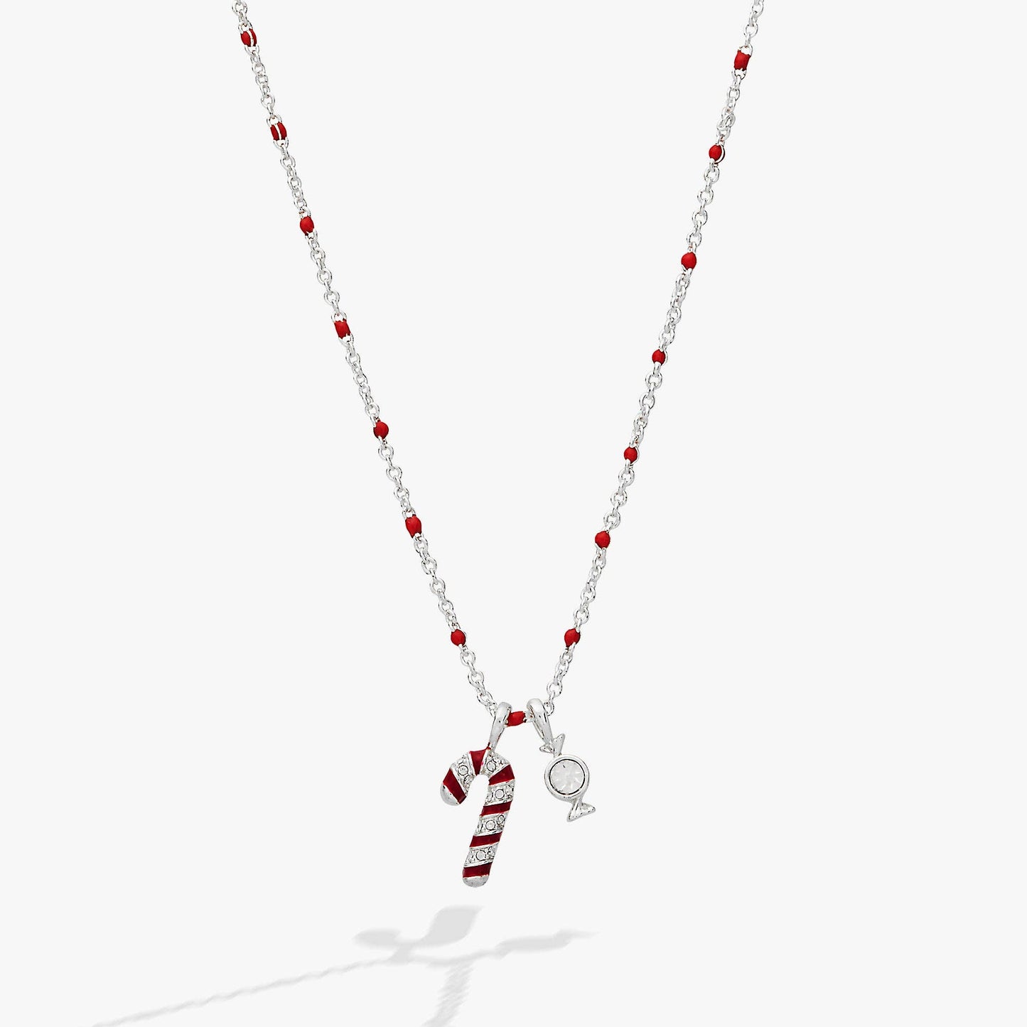 Candy Cane Pendant Necklace
