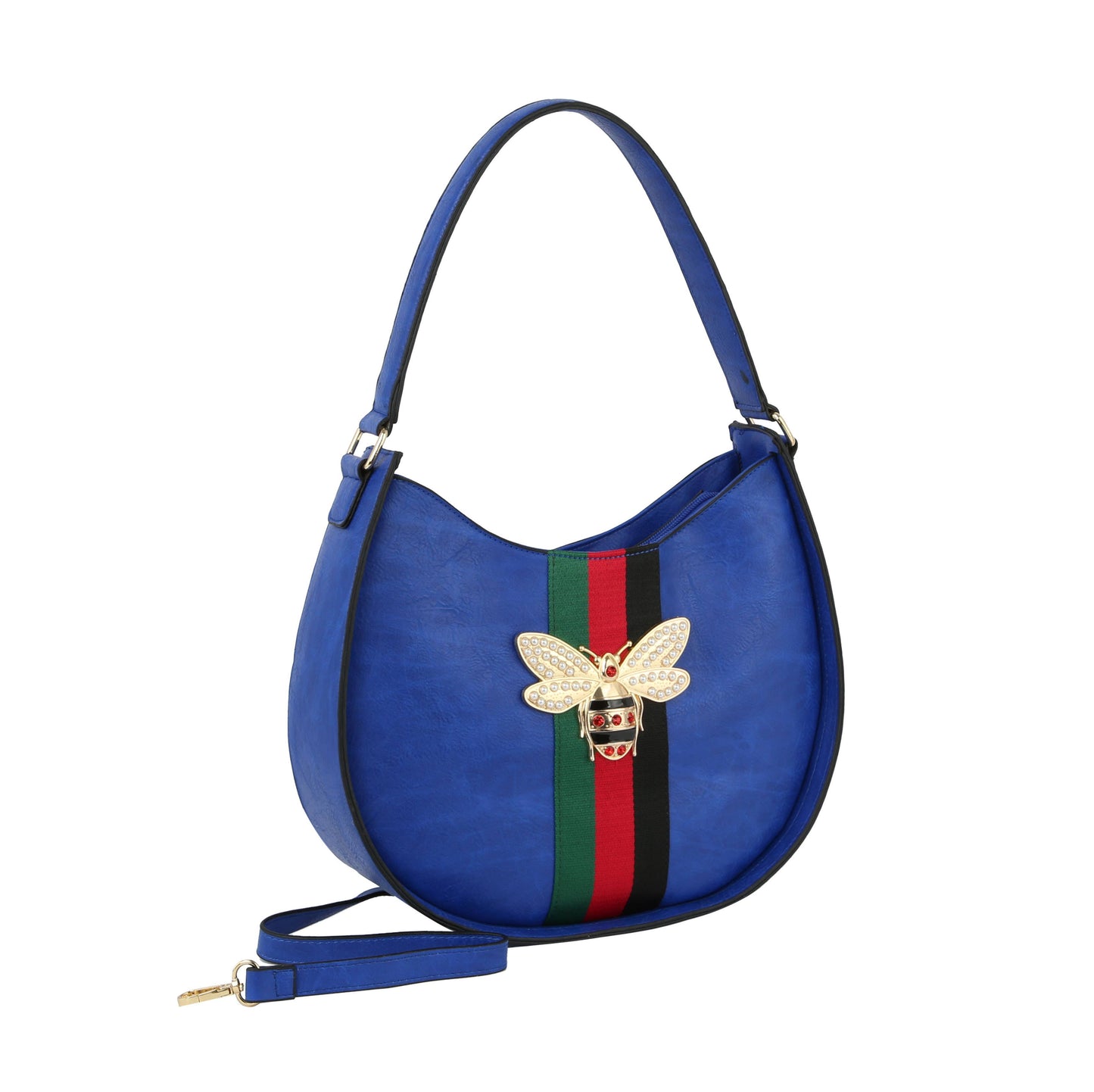 Satchel Purse Bee Charm Pendant Handbag