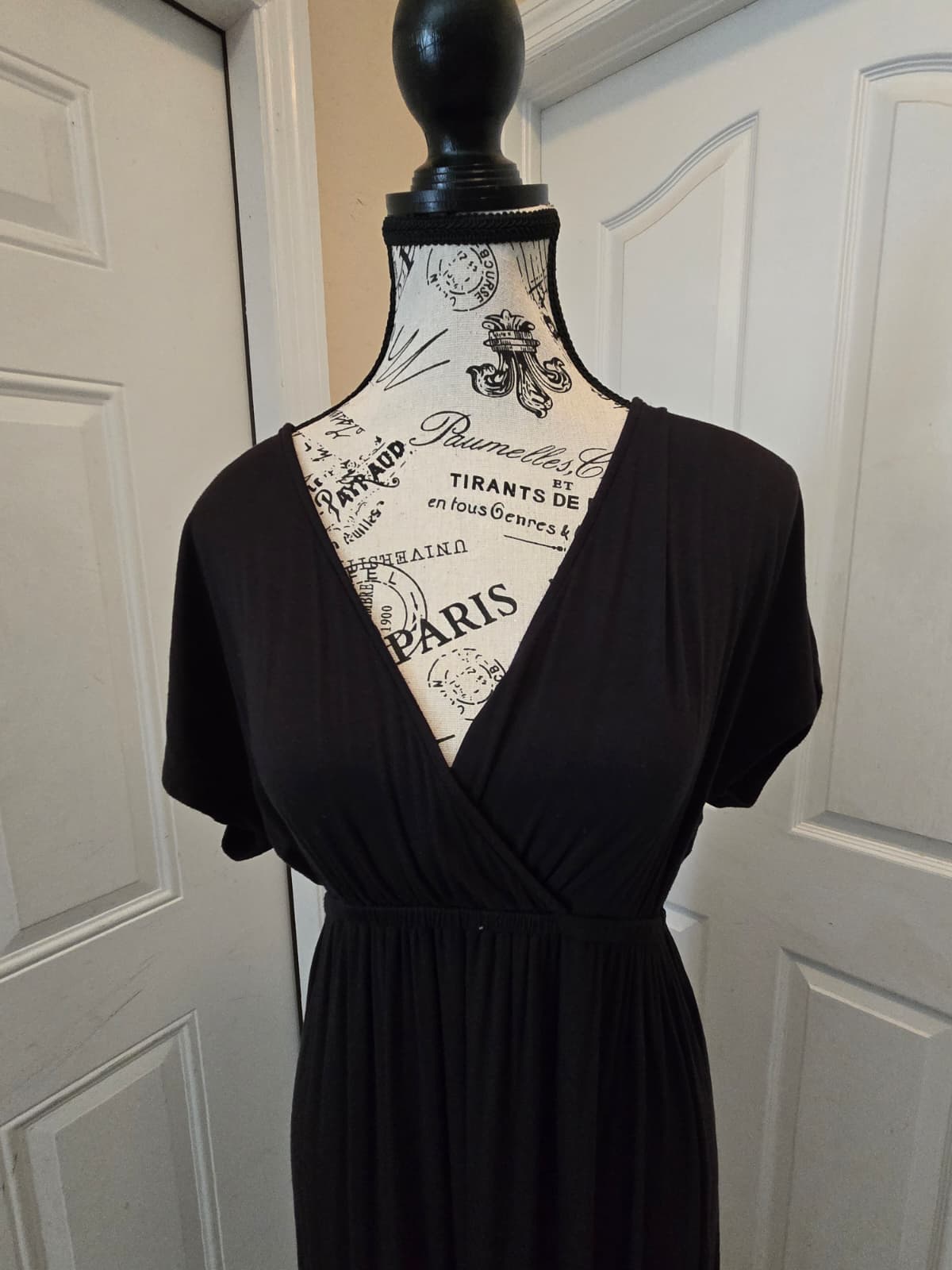 Amazon Essentials Black Maxi Dress – Size Medium