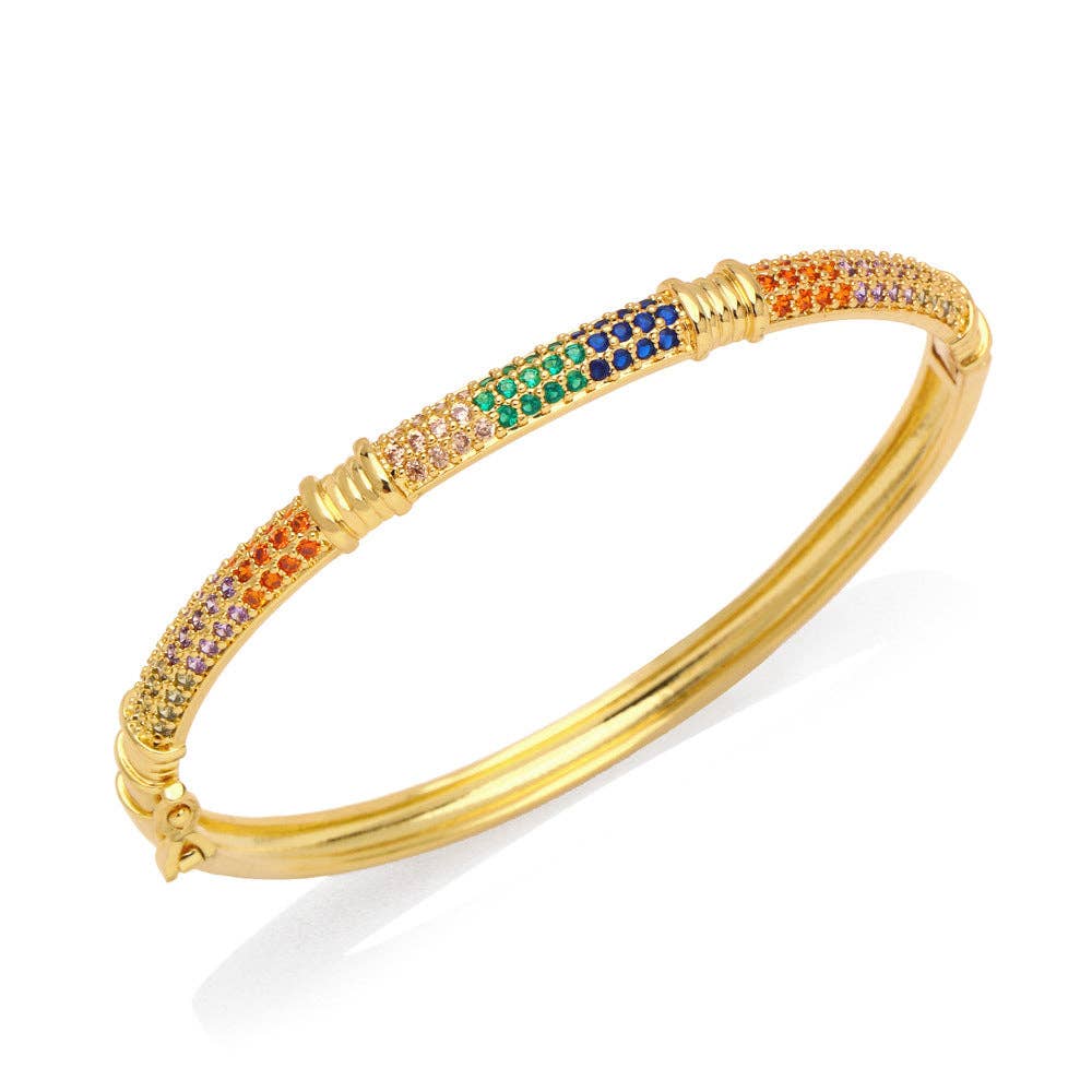 Multicolor Cubic Zirconia Bracelet