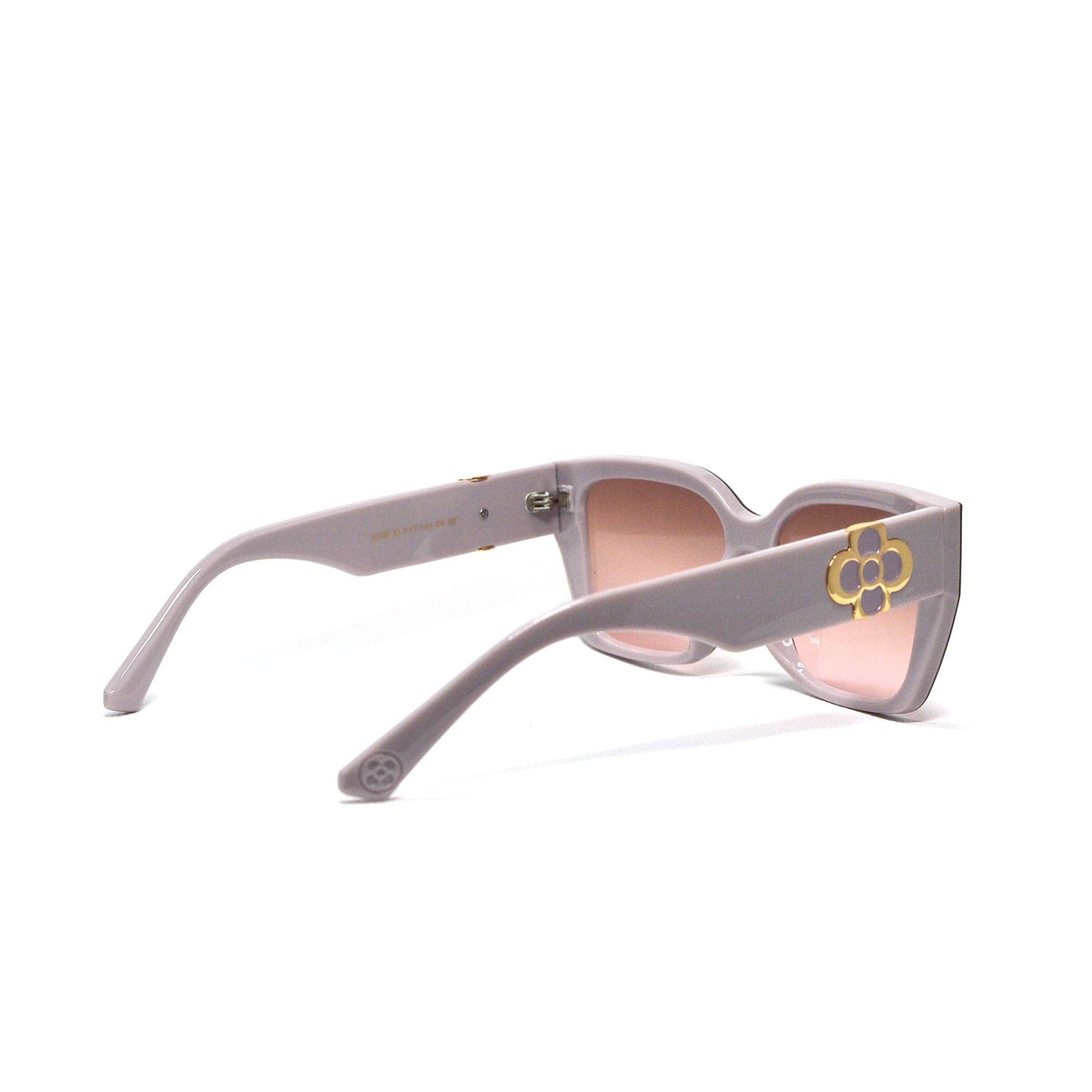 Sunglasses with Gold Emblem