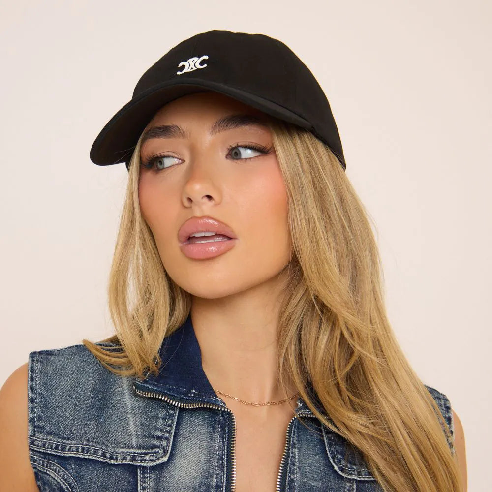 Baseball Cap with Logo Detail