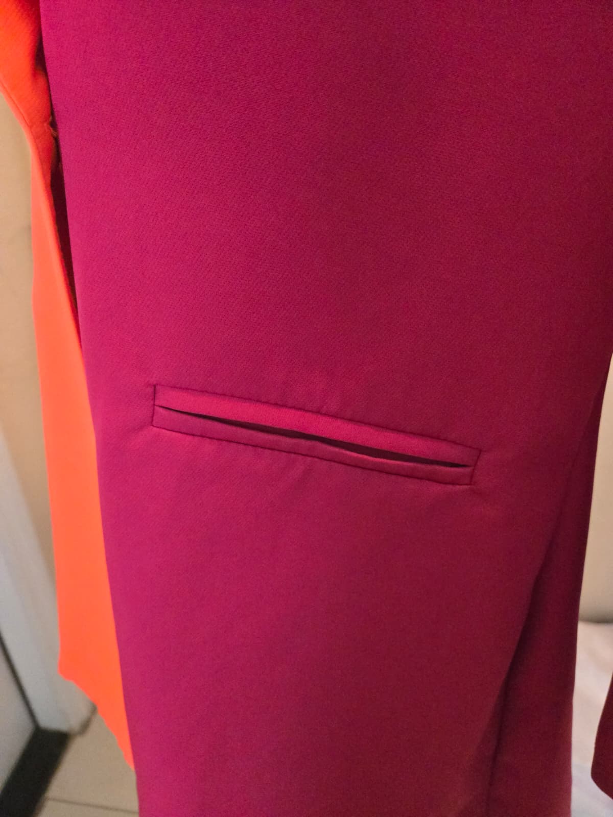 SHEIN Curve Colorblock Double-Breasted Blazer Coat – Size 0XL | Never Worn